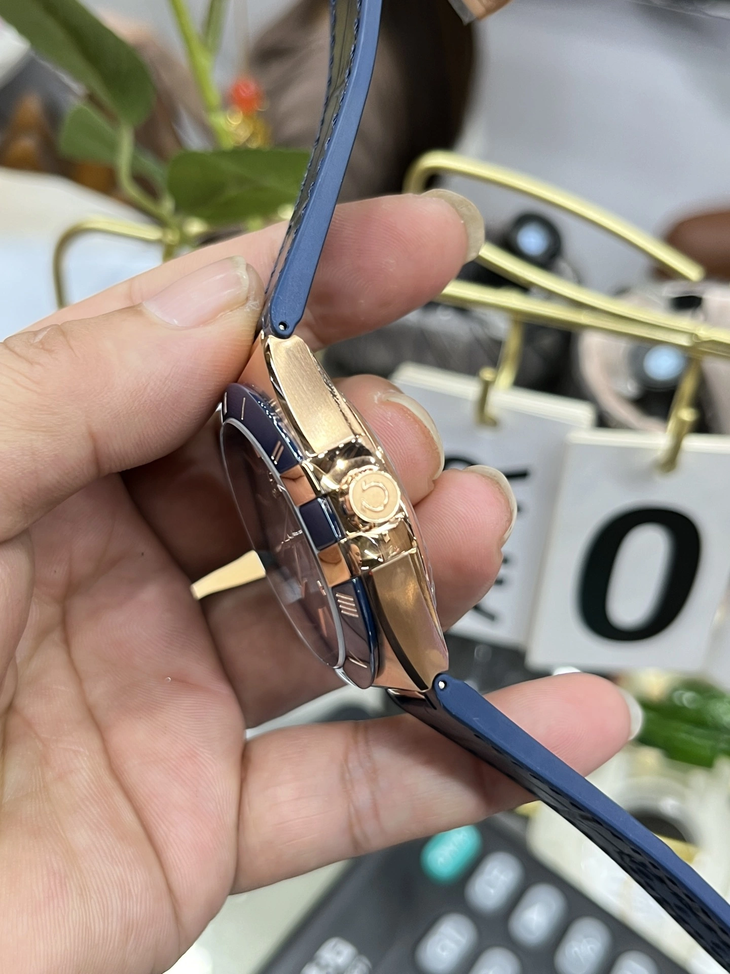 FreshLook CBD Factory Omega Constellation 41mm 18K Sedna Gold Blue Ceramic Bezel (131.63.41.21.03.001) 1:1 Super Clone – DD8900 Movement 311
